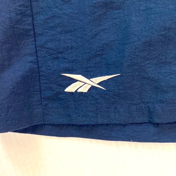 REEBOK MEN’S NAVY BLUE DRAWSTRING SWIM TRUNKS XXL GUC - Picture 3 of 13